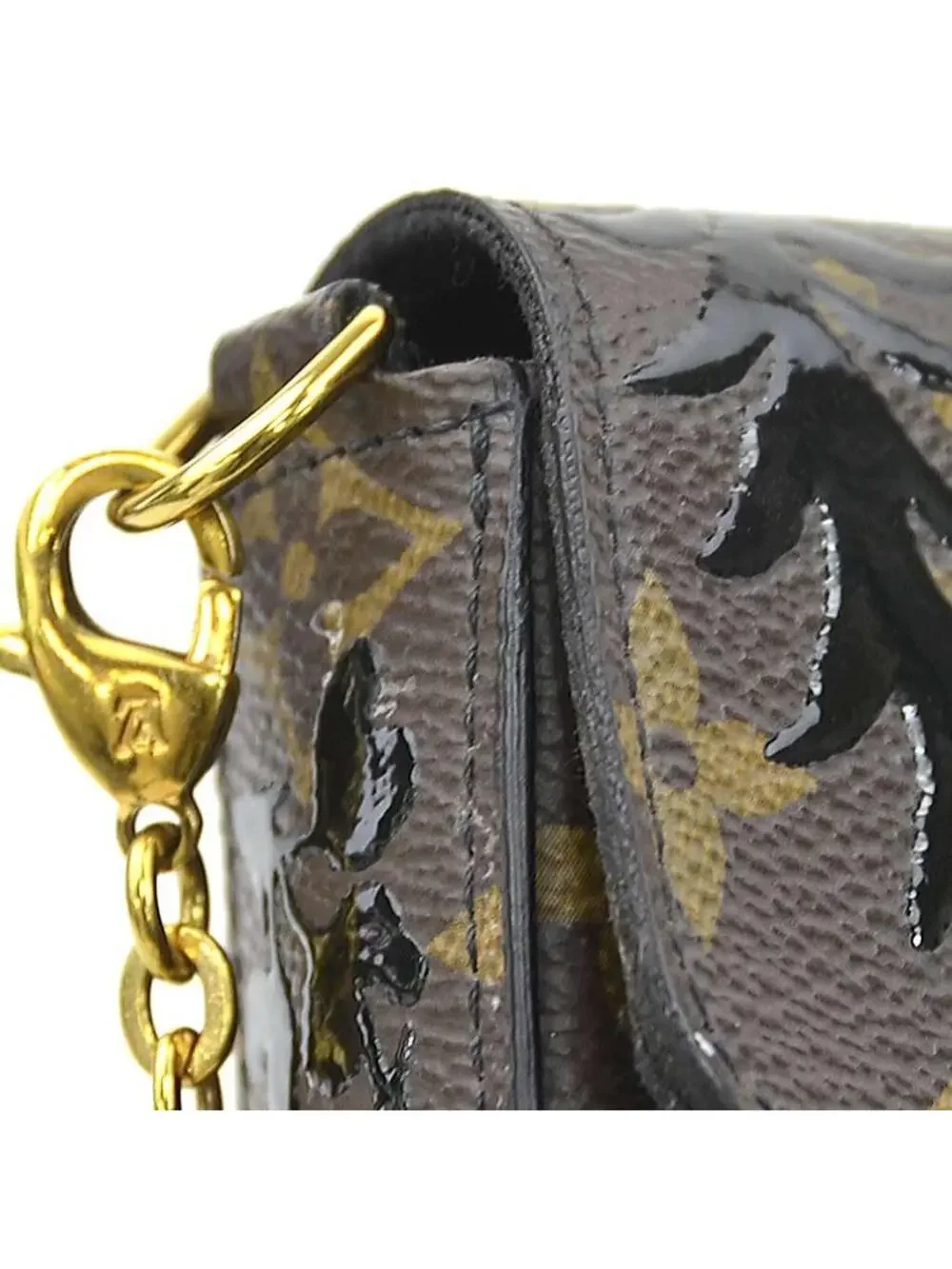 Auth Louis Vuitton Pochette Felicie #280402L11B